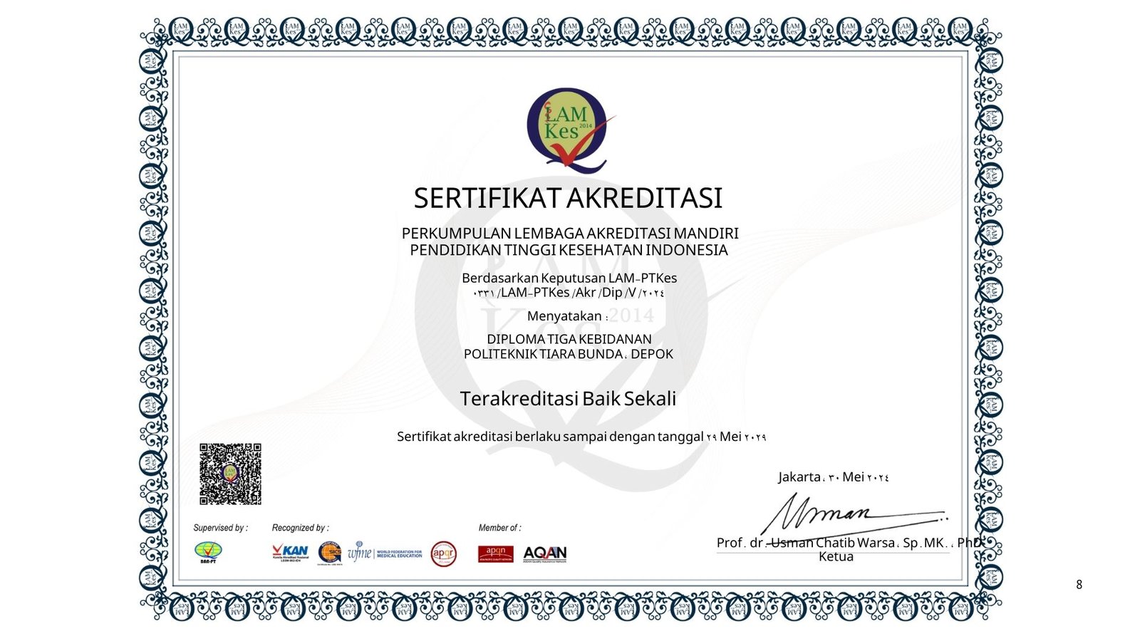 AKREDITASI PROGRAM STUDI D3 KEBIDANAN